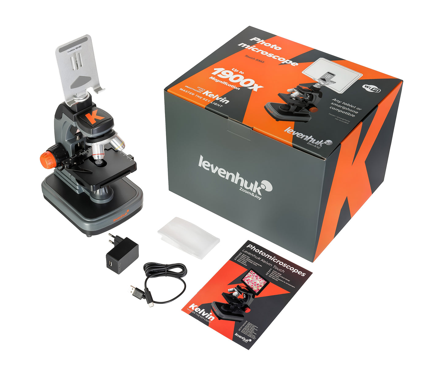 Fotomicroscopio Levenhuk Kelvin Touch KM3