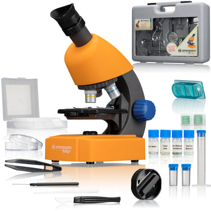 Microscopio 40x-640x con complementos y maleta de transporte BRESSER JUNIOR