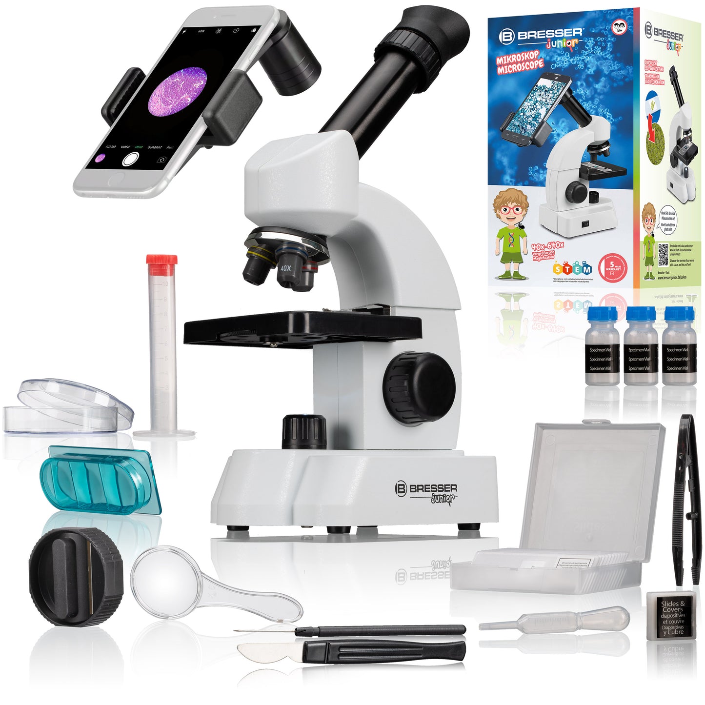 BRESSER JUNIOR 40x-640x Microscope