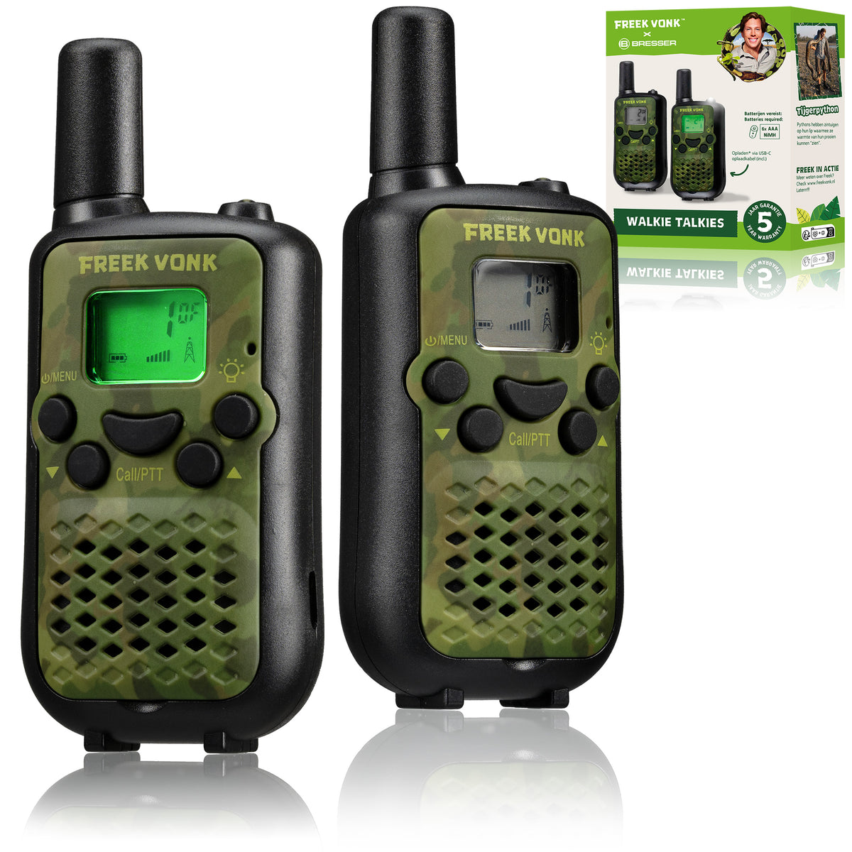 Walkie Talkie Set para Niños FREEK VONK x BRESSER
