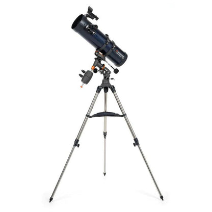 Kit de telescópio Celestron Astromaster 130 EQ3 com motor e câmera planetária