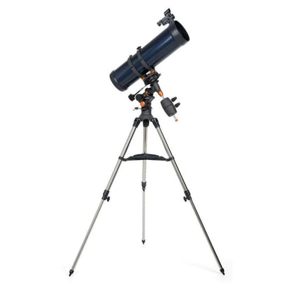 Kit de telescópio Celestron Astromaster 130 EQ3 com motor e câmera planetária