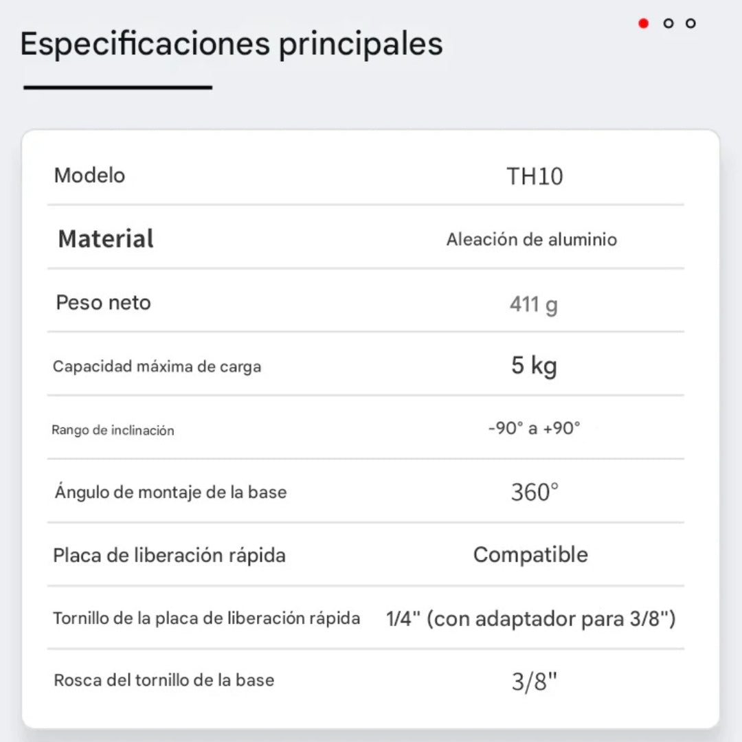 TH10 Tripod Head for Seestar S50 and S30