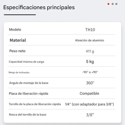 TH10 Tripod Head for Seestar S50 and S30