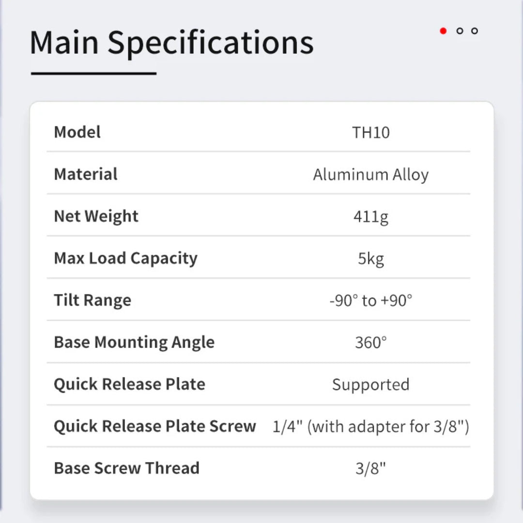 TH10 Tripod Head for Seestar S50 and S30
