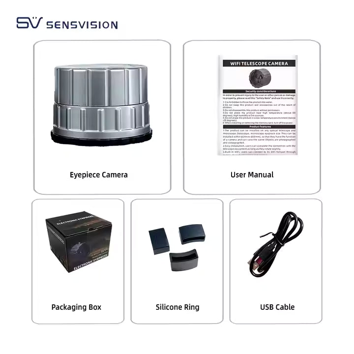 Cámara Ocular WiFi 2.5K CMOS para telescopio