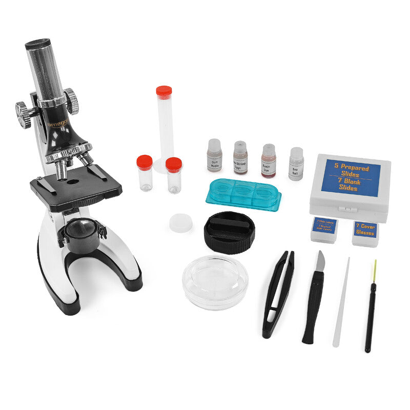 Microscópio MonoView 1200x com kit de microscopia – Astro Telescopios