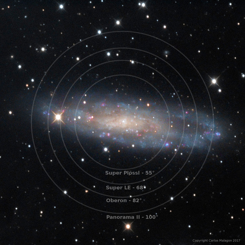Oculare Telescopio SWA 26mm 2" - Campo Visivo 70°, Per Osservazione Astronomica, Nitidezza Elevata - Foto 2