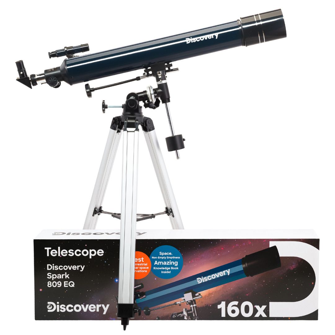 Telescopio Discovery Spark 809 EQ con libro