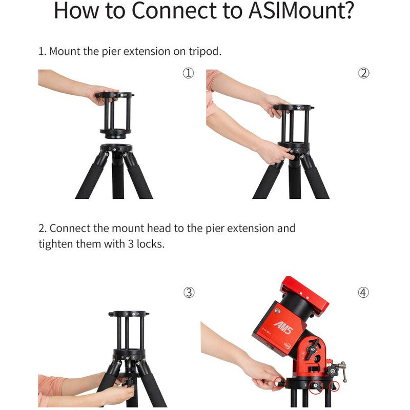 Alargador de mástil PE160 para AM5 / AM3