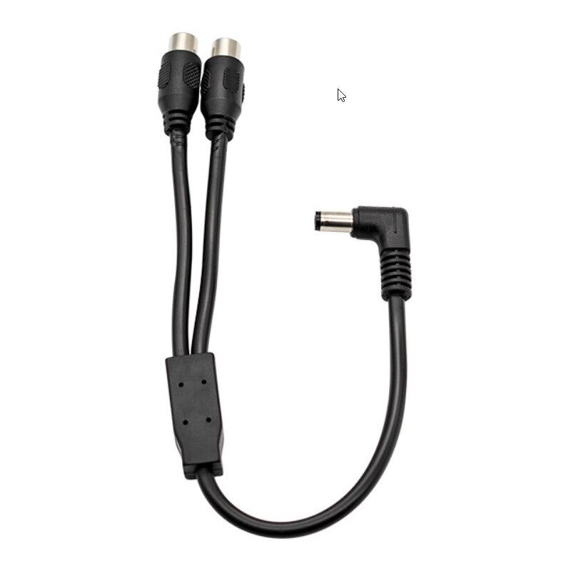 Cable DC Y Split (conector hueco a RCA)