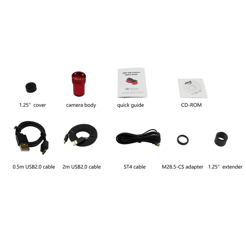 Mini câmara monocromática ASI 174 mm