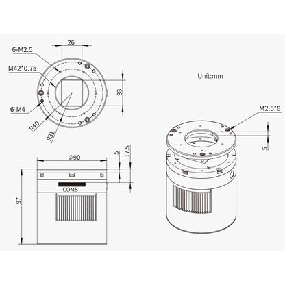 ASI 2600 MC Pro Color Camera