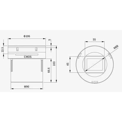 ASI 461 MM Pro Mono Camera