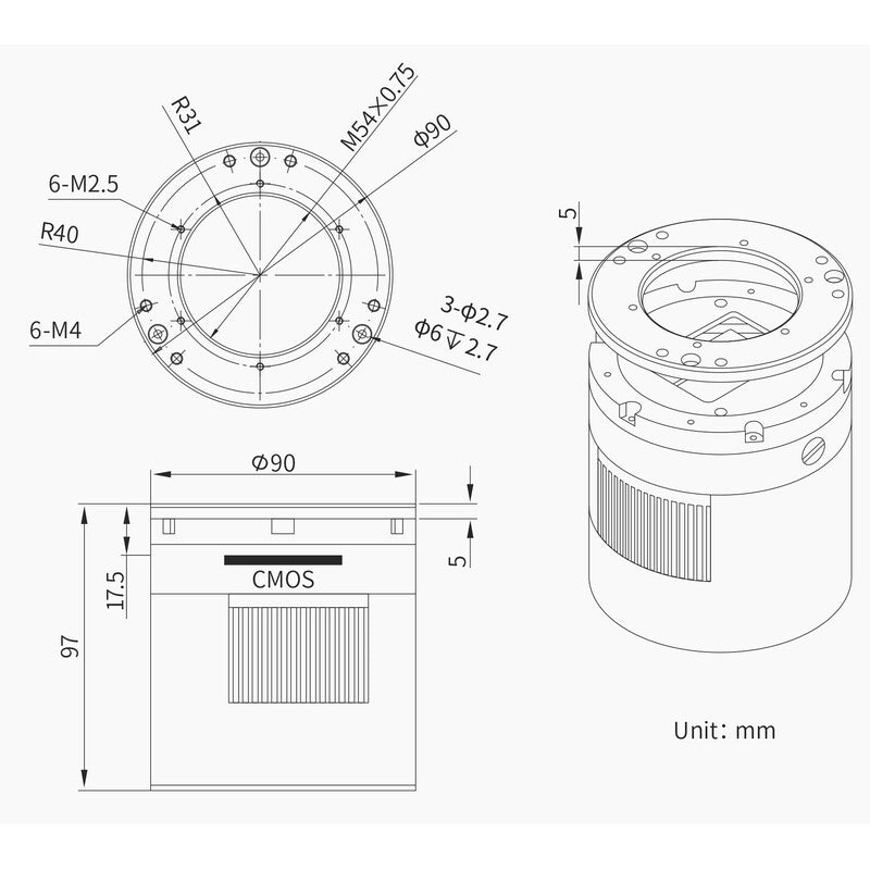Cámara ASI 6200 MC Pro Color