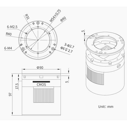 Cámara ASI 6200 MC Pro Color
