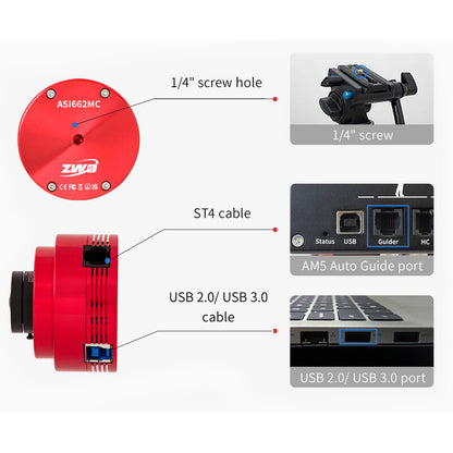 Cámara ASI 662 MM Mono