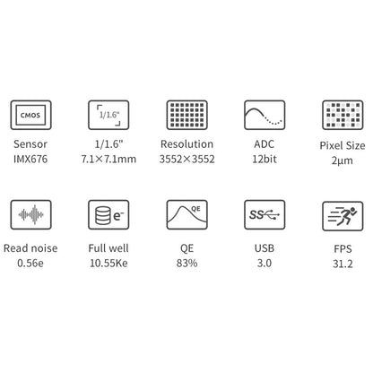 Cámara ASI 676 MC Color