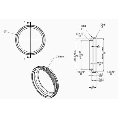 Manguito de extensión 7,5 mm M54