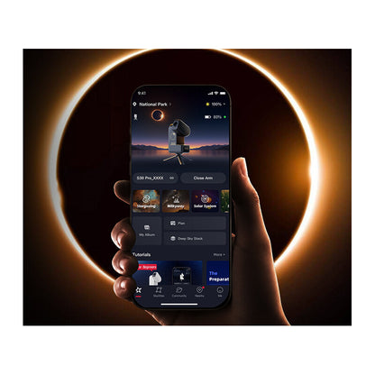 Telescopio inteligente Seestar S30 Pro Total Solar Eclipse Edition AP 30/160