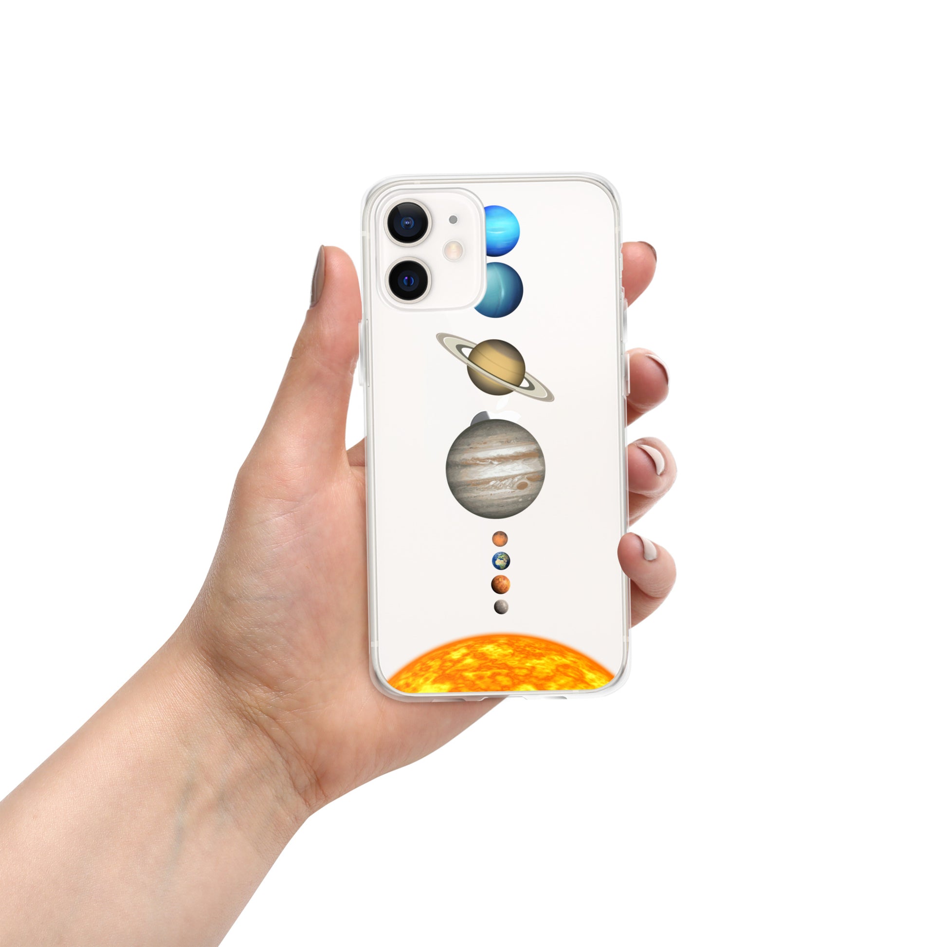 Transparent case for iPhone Solar System Astro Telescopios Transparent case for iPhone Solar System Astro Telescopios