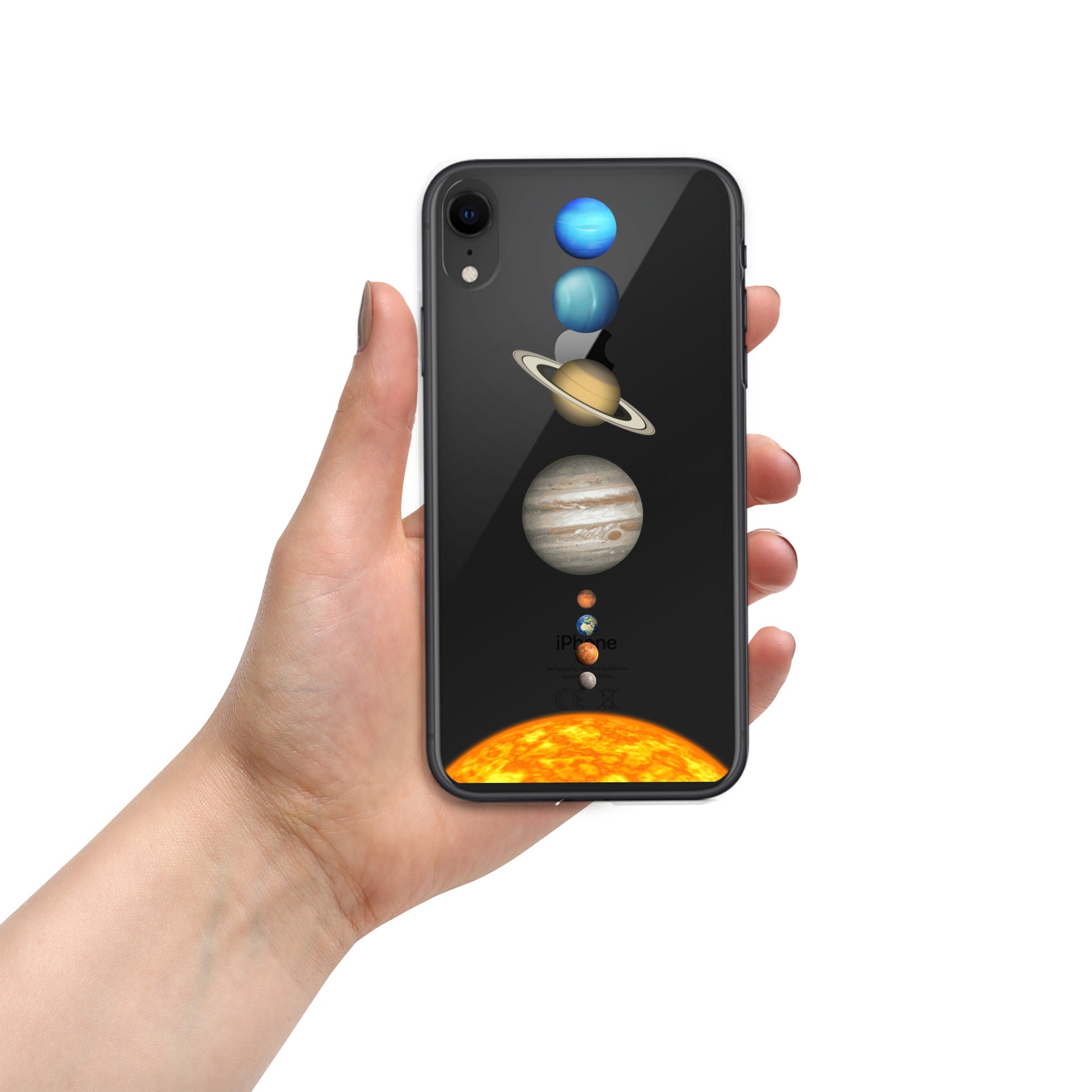 Transparent case for iPhone Solar System Astro Telescopios Transparent case for iPhone Solar System Astro Telescopios