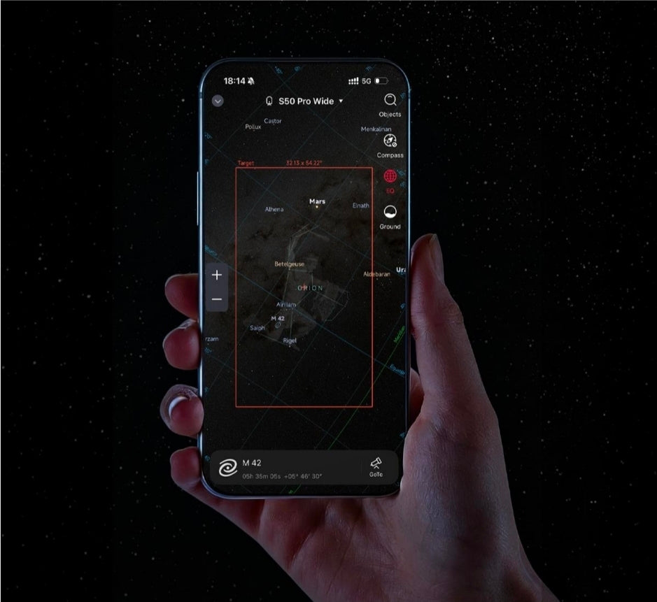 Telescopio inteligente Seestar S50 Pro