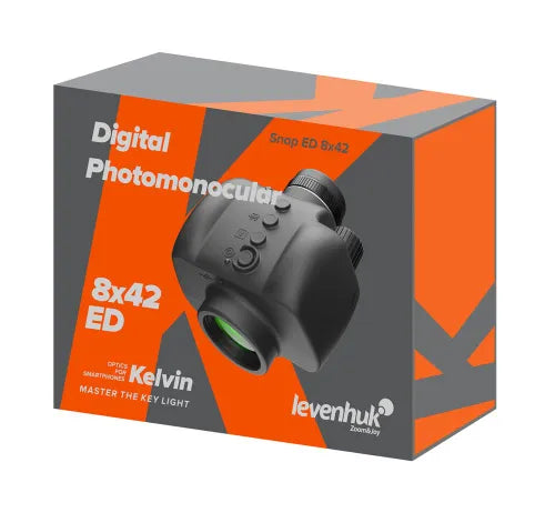 Fotomonocular digital Levenhuk Kelvin Snap ED 8x42