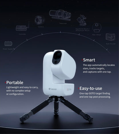 Telescopio inteligente Seestar S50 Pro