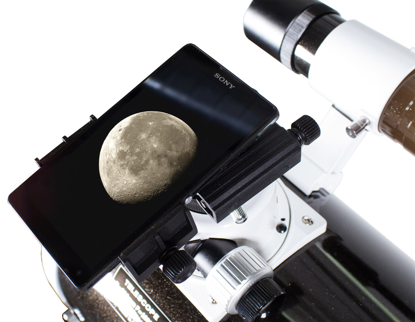 Adaptador smartphone para telescopio astrofotografía A10