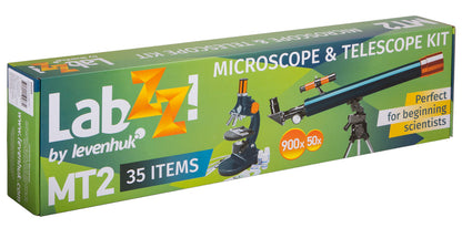 Conjunto de microscópio e telescópio LabZZ MT2