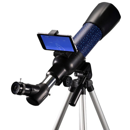 Telescópio AC 70/400 com adaptador para smartphone