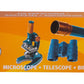 Conjunto de telescopio, microscopio y prismáticos Levenhuk LabZZ MTB3